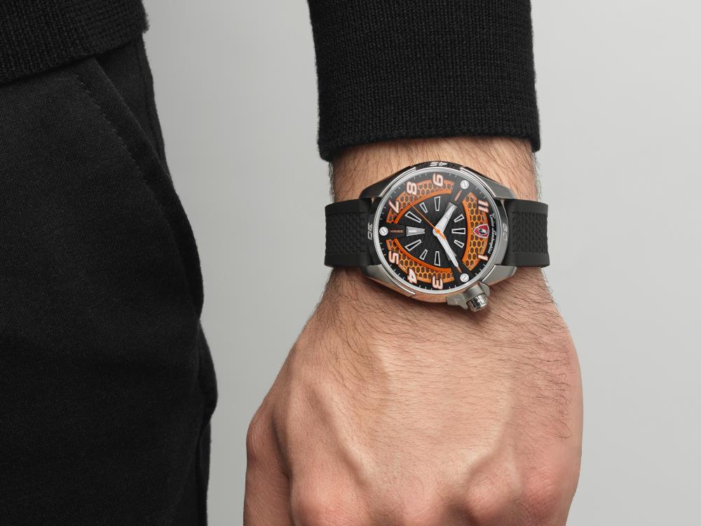 Tonino Lamborghini Shock Abs Quartz Watch, Orange, 42 mm, TLABSO-SS-R - Image 3