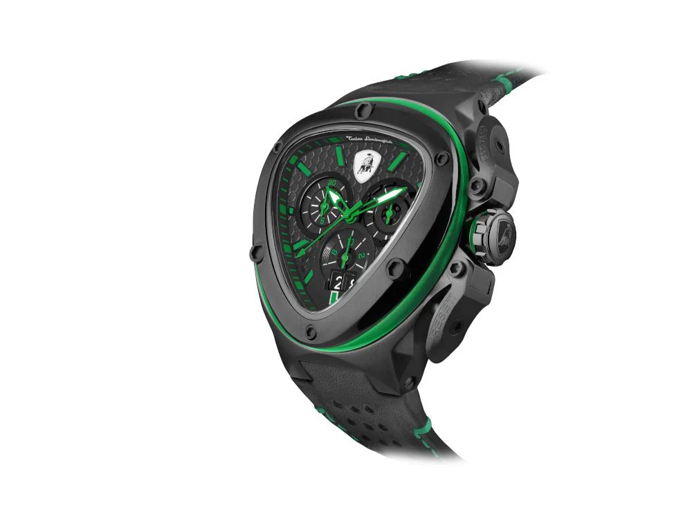Tonino Lamborghini Spyder X Quartz Watch Green 53 mm, Chronograph, T9XF - Image 3