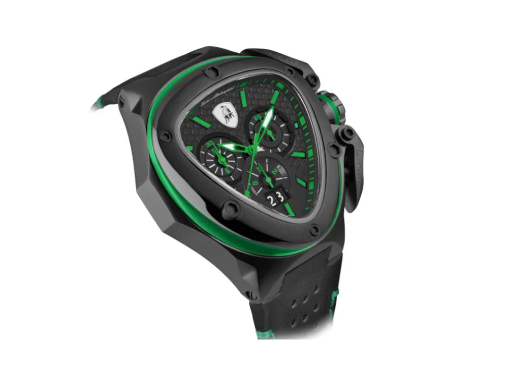 Tonino Lamborghini Spyder X Quartz Watch Green 53 mm, Chronograph, T9XF - Image 4
