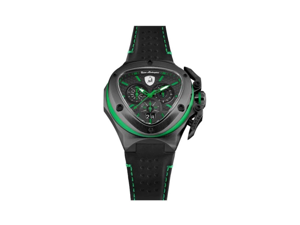 Tonino Lamborghini Spyder X Quartz Watch Green 53 mm, Chronograph, T9XF - Image 5