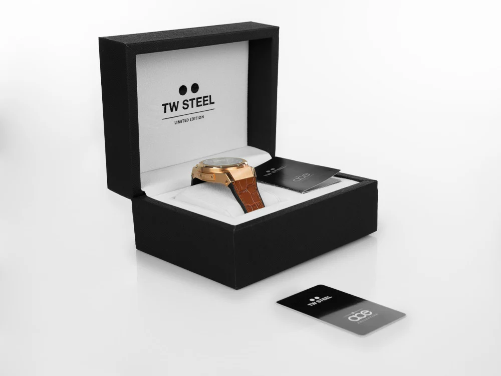 TW Steel Ace Genesis Quartz Watch, Brown, 44 mm, Limited Edition, ACE132 - Image 8