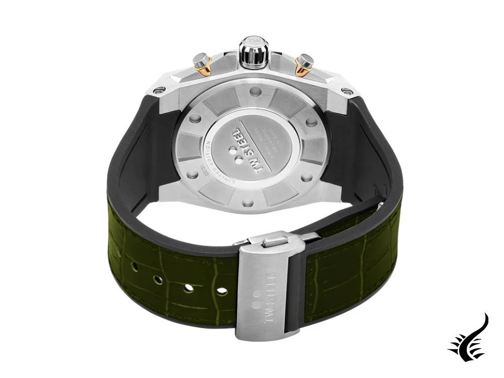 TW Steel Ace Genesis Quartz Watch, Green, 44 mm, Limited Edition, ACE131 - Image 5