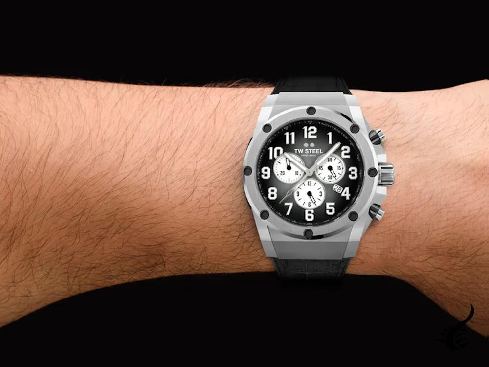 TW Steel Ace Genesis Quartz Watch, Grey, 44 mm, Limited Edition, ACE130 - Image 6