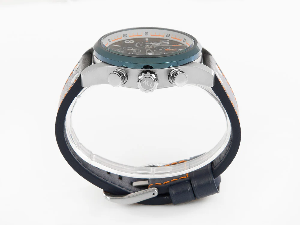 TW Steel WRC Quartz Watch, Blue, 48 mm, Leather strap, 10 atm, VS90 - Image 5