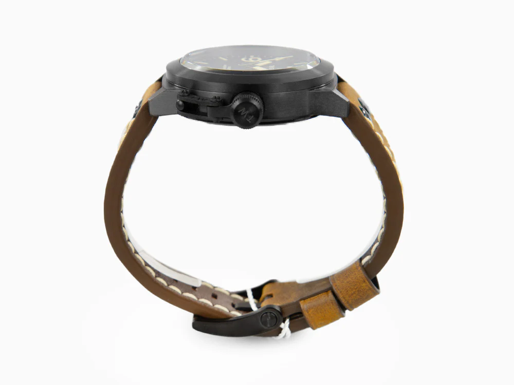 TW SteelClassic Canteen Quartz Watch, Black, 45 mm, Leather strap, 10 atm, CS103 - Image 5