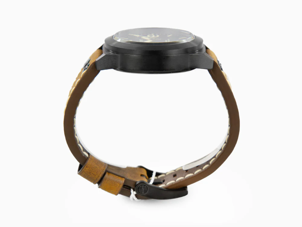 TW SteelClassic Canteen Quartz Watch, Black, 45 mm, Leather strap, 10 atm, CS103 - Image 6