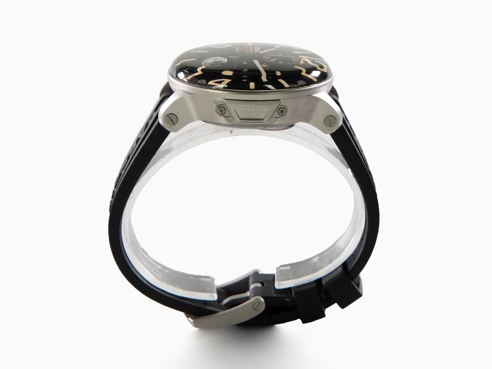 U-Boat Capsoil Chrono SS Quartz Watch, Black, 45 mm, 8111/C - Image 6