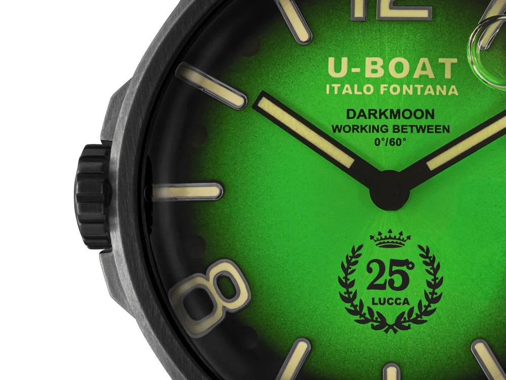 U-Boat Capsoil Darkmoon 25° Green Soleil PVD Quartz Watch, Limited Edition, 2030 - Image 4