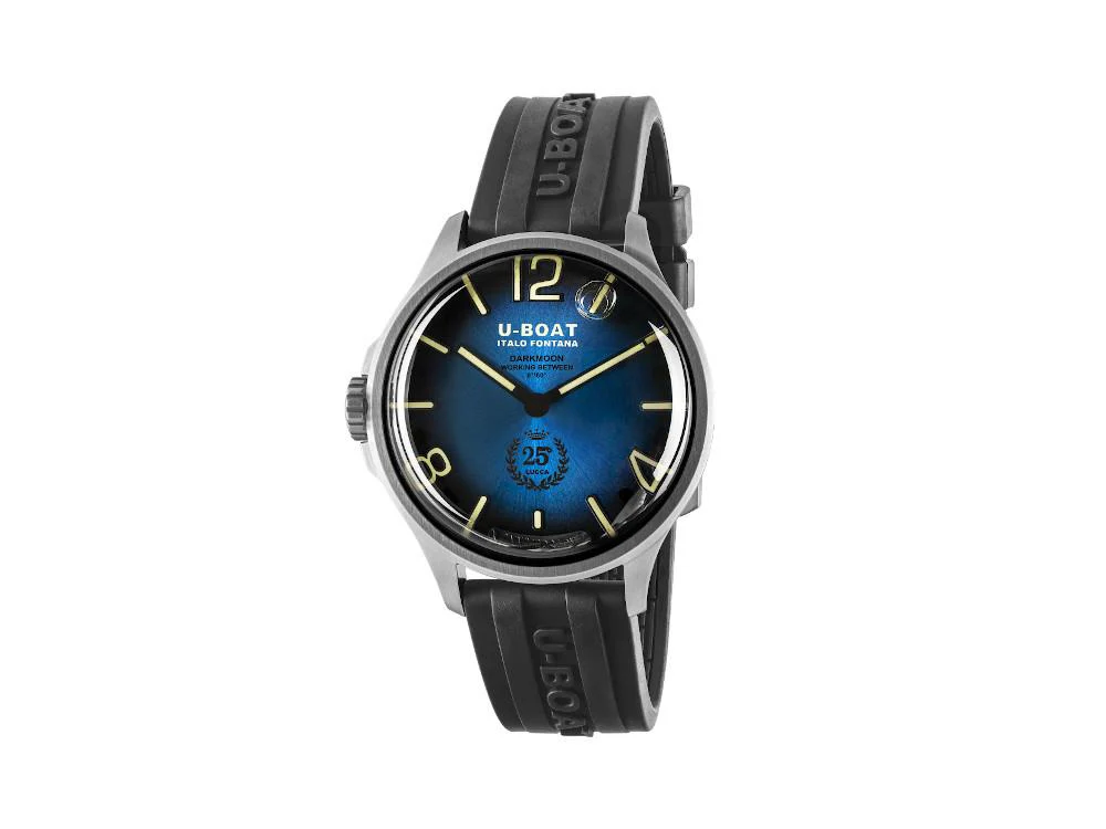 U-Boat Capsoil Darkmoon 25° SS Blue Soleil Quartz Watch, Limited Edition, 2029 - Image 2