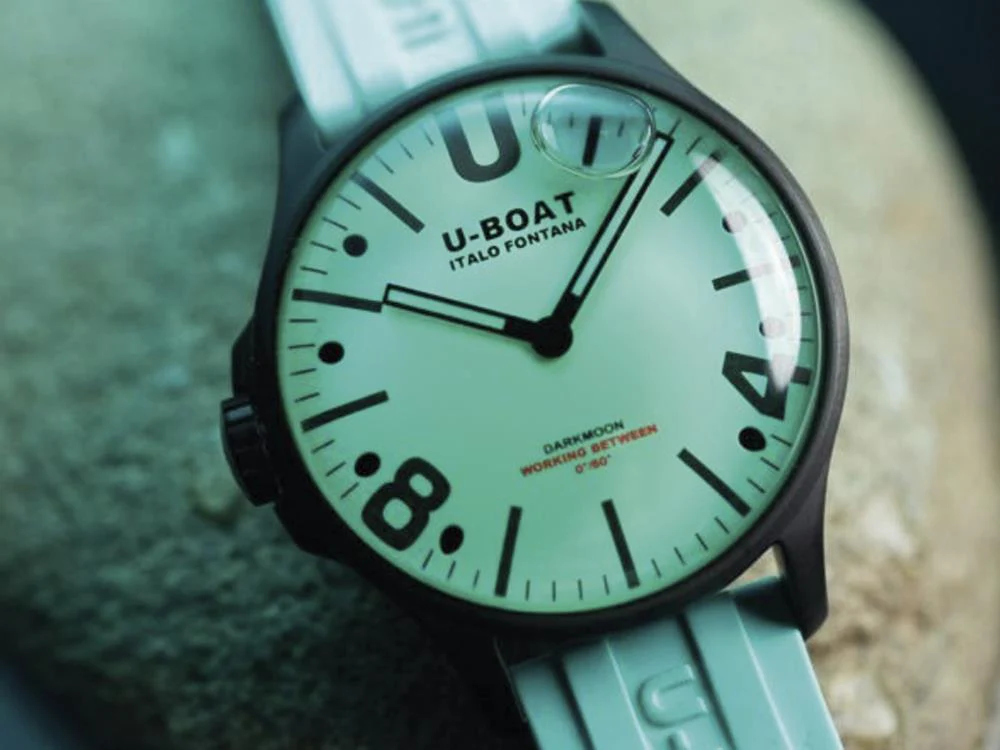 U-Boat Capsoil Darkmoon Aquamarine Quartz Watch, PVD, PVD, 44 mm, 8969 - Image 2
