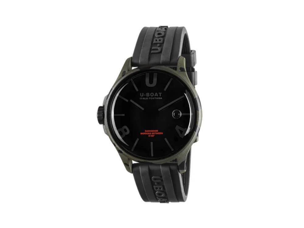 U-Boat Capsoil Darkmoon Camouflage Curve Quartz Watch, PVD, 44 mm, Black, 9553 - Image 2