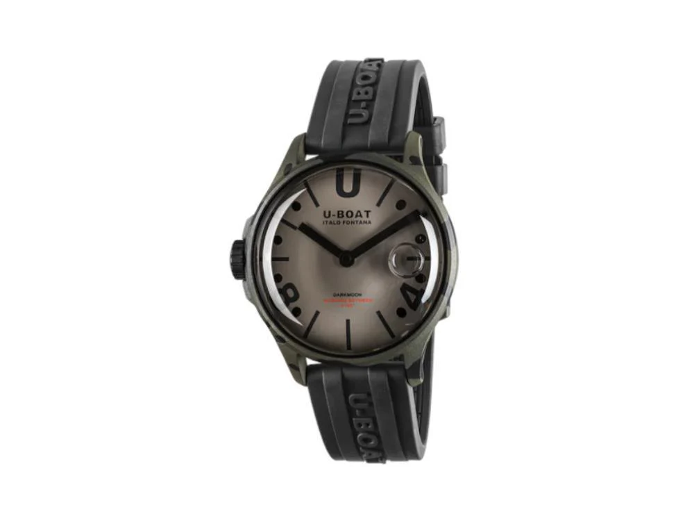 U-Boat Capsoil Darkmoon Curve Camouflage Quartz Watch, 40 mm, Grey, 9551 - Image 2