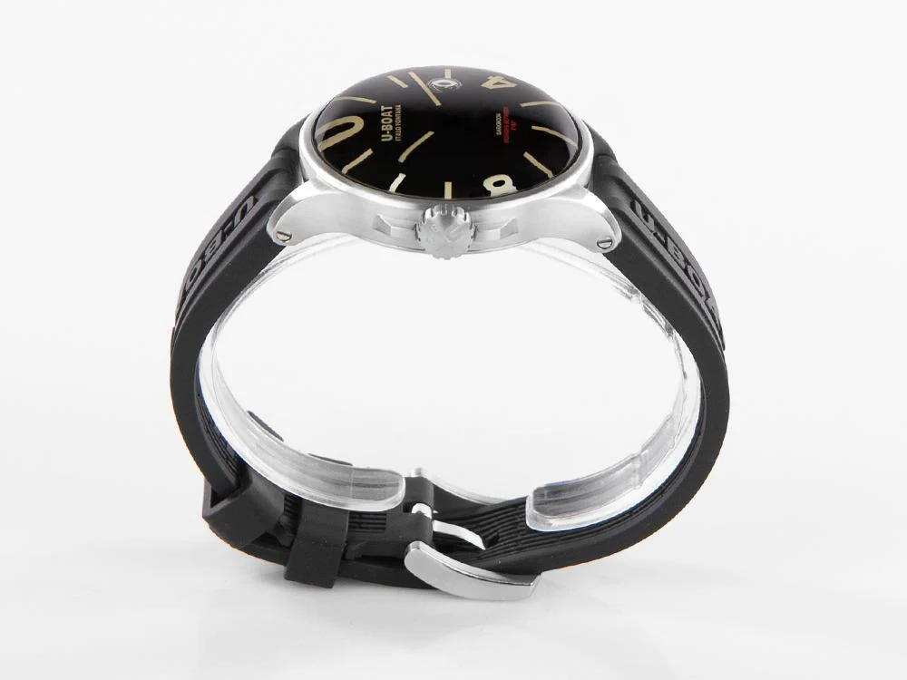 U-Boat Capsoil Darkmoon Quartz Watch, Stainless Steel, 40 mm, Black, 9018 - Image 5