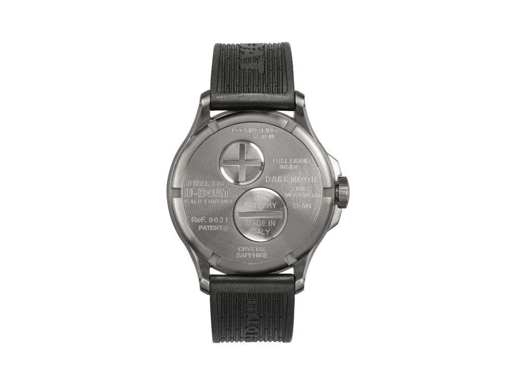 U-Boat Capsoil Darkmoon Quartz Watch, Stainless Steel, 40 mm, Blue, 9021 - Image 3