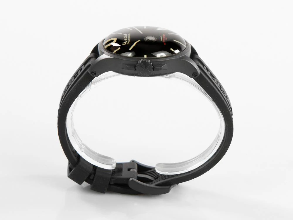 U-Boat Capsoil Darkmoon Quartz Watch, Stainless Steel, DLC, 40 mm, Black, 9019 - Image 5