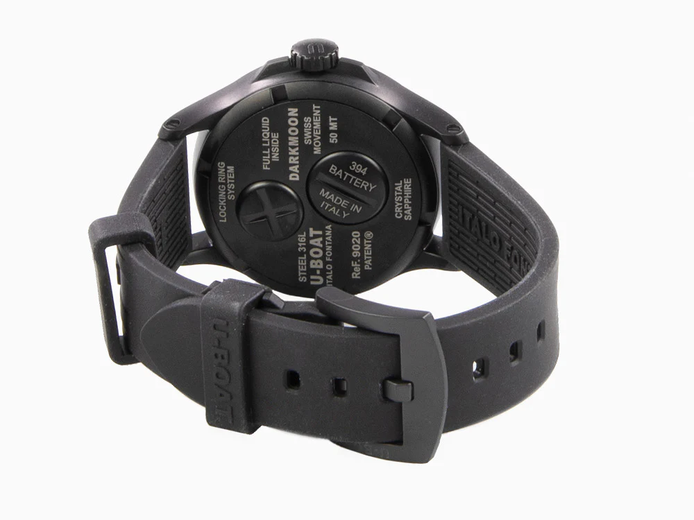 U-Boat Capsoil Darkmoon Quartz Watch, Stainless Steel, PVD, 40 mm, Blue, 9020 - Image 3