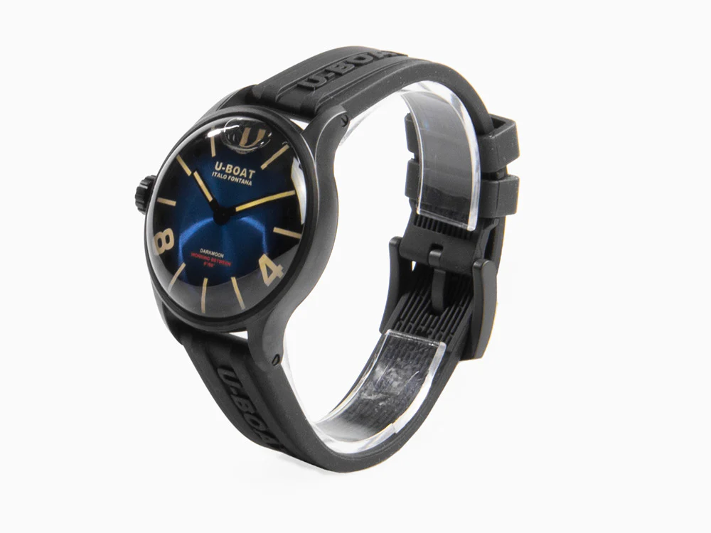 U-Boat Capsoil Darkmoon Quartz Watch, Stainless Steel, PVD, 40 mm, Blue, 9020 - Image 4