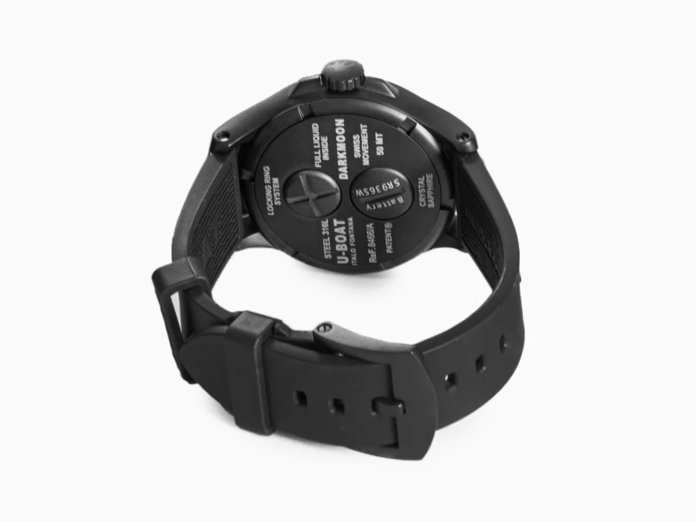 U-Boat Capsoil Darkmoon Red 44 IPB Quartz Watch, Black, 44 mm, 8466/A - Image 3