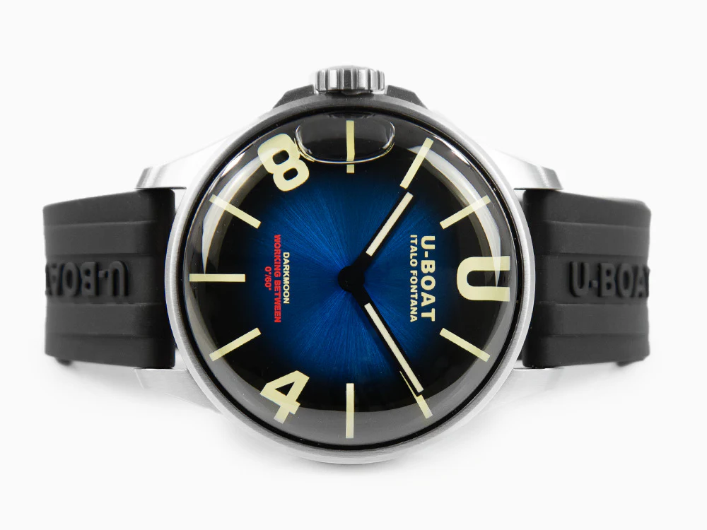 U-Boat Capsoil Darkmoon Soleil Blue SS Quartz Watch, 44 mm, 8704 - Image 7