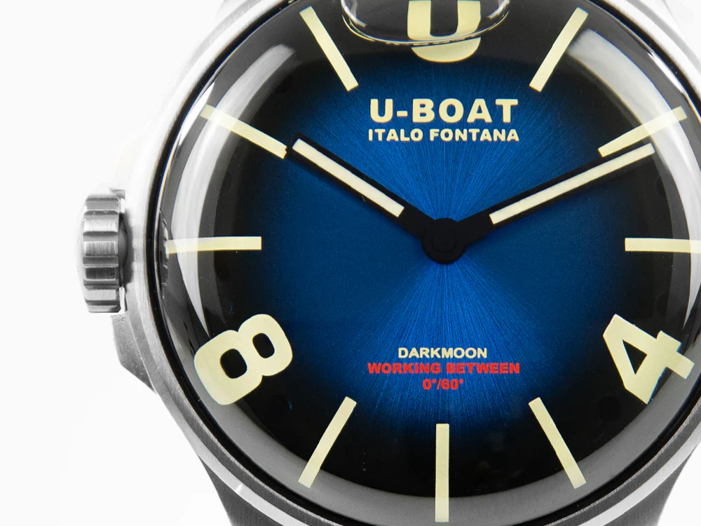 U-Boat Capsoil Darkmoon Soleil Blue SS Quartz Watch, 44 mm, 8704 - Image 9