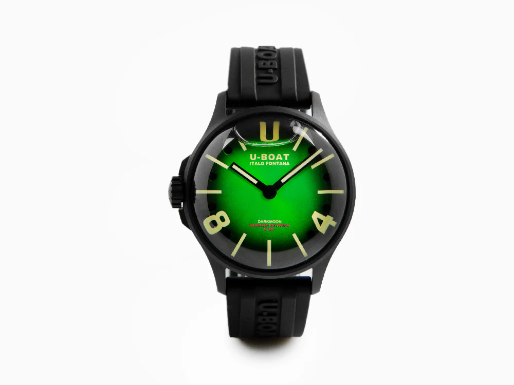 U-Boat Capsoil Darkmoon Soleil Quartz Watch Green, PVD, 40 mm, Green, 9503 - Image 2