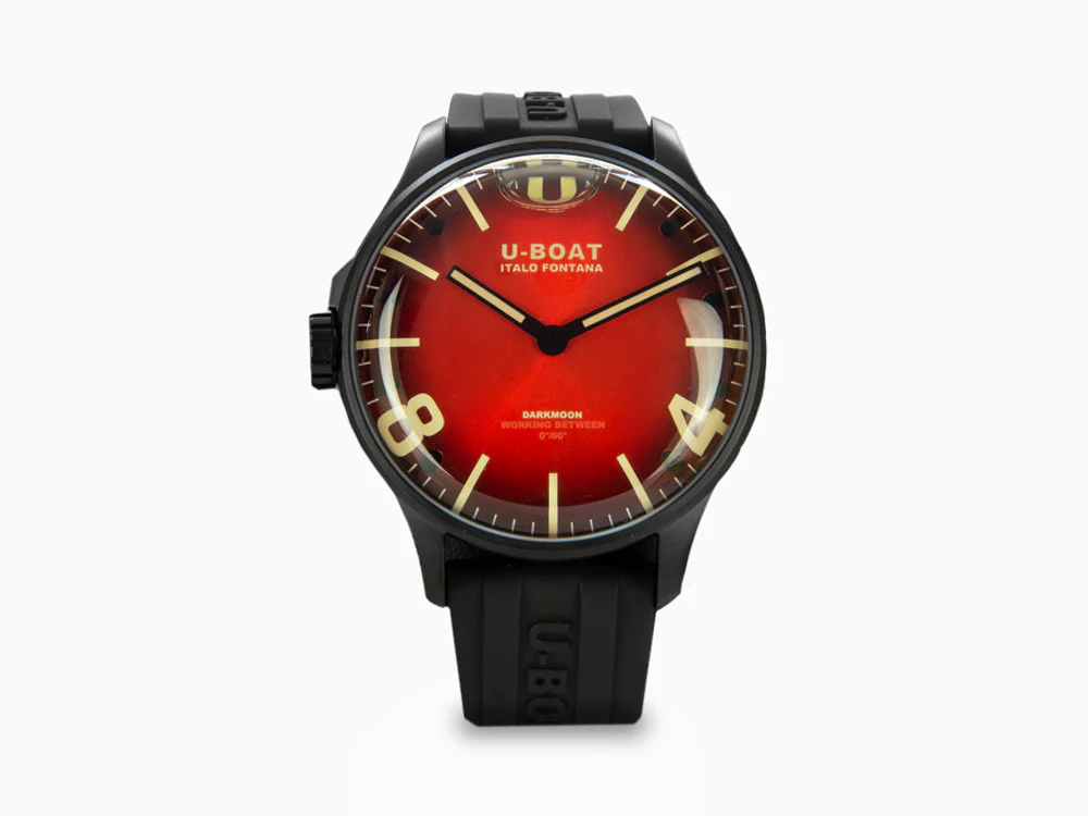 U-Boat Capsoil Darkmoon Soleil Red IPB Quartz Watch, 44 mm, 8697 - Image 2