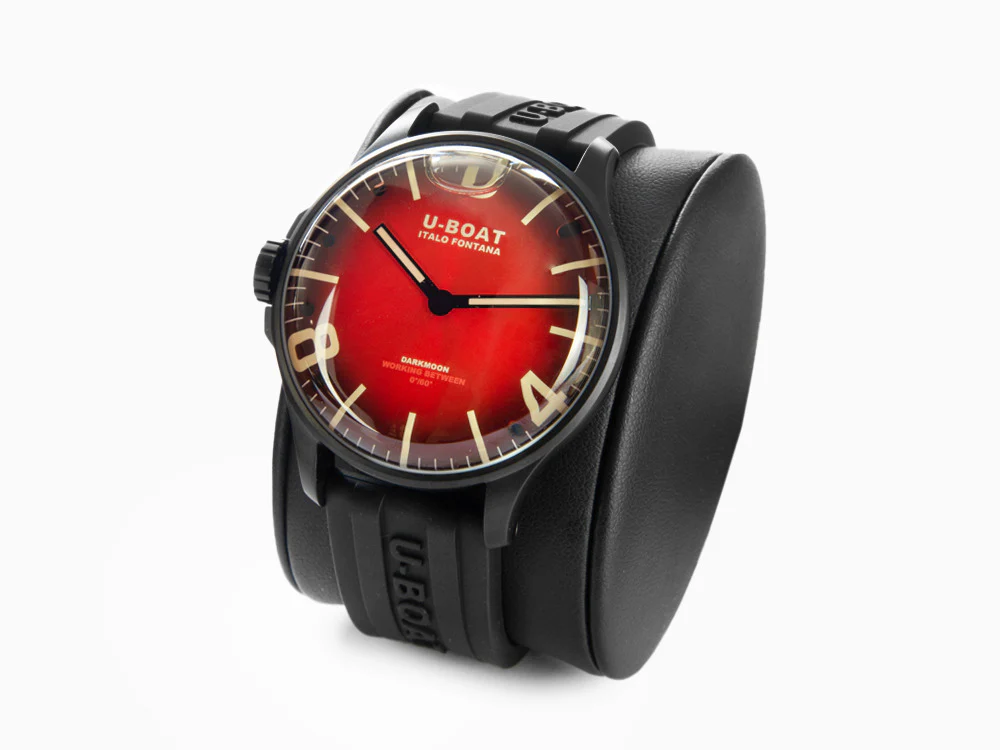U-Boat Capsoil Darkmoon Soleil Red IPB Quartz Watch, 44 mm, 8697 - Image 4