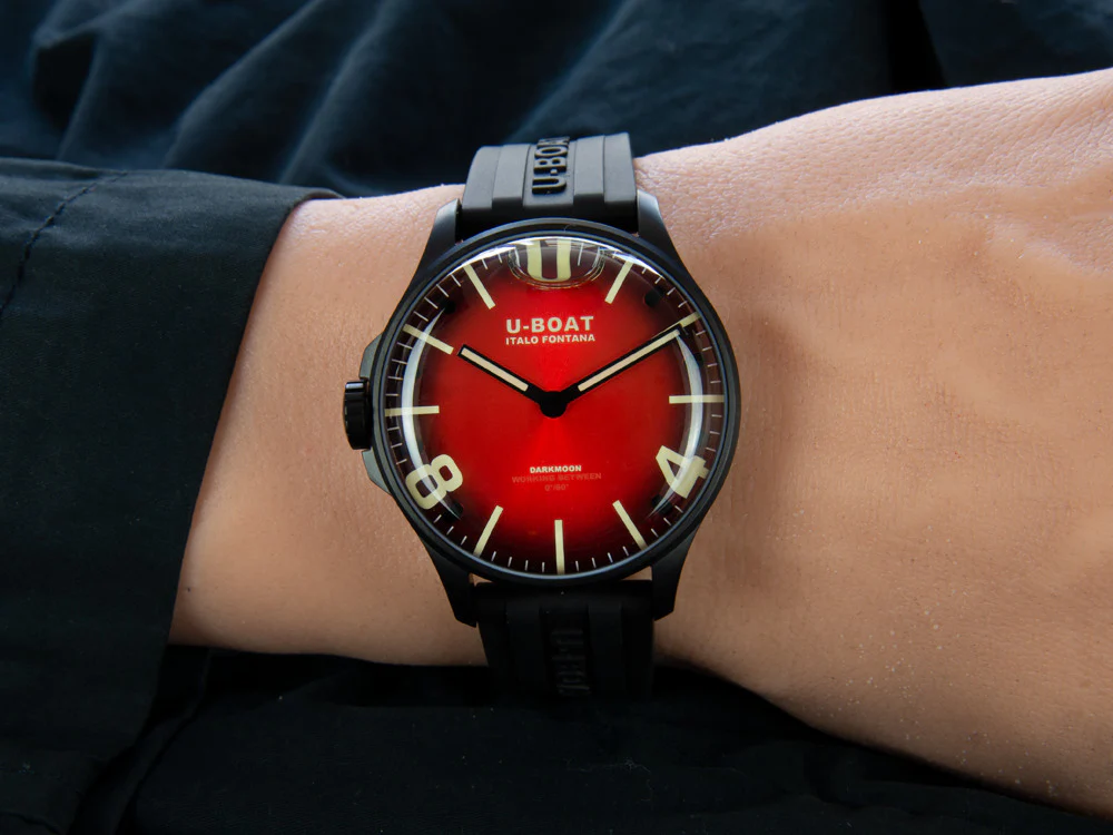 U-Boat Capsoil Darkmoon Soleil Red IPB Quartz Watch, 44 mm, 8697 - Image 7