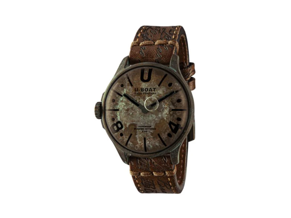 U-Boat Capsoil Darkmoon Unico Quartz Watch, Stainless Steel, PVD, 44 mm, 9600