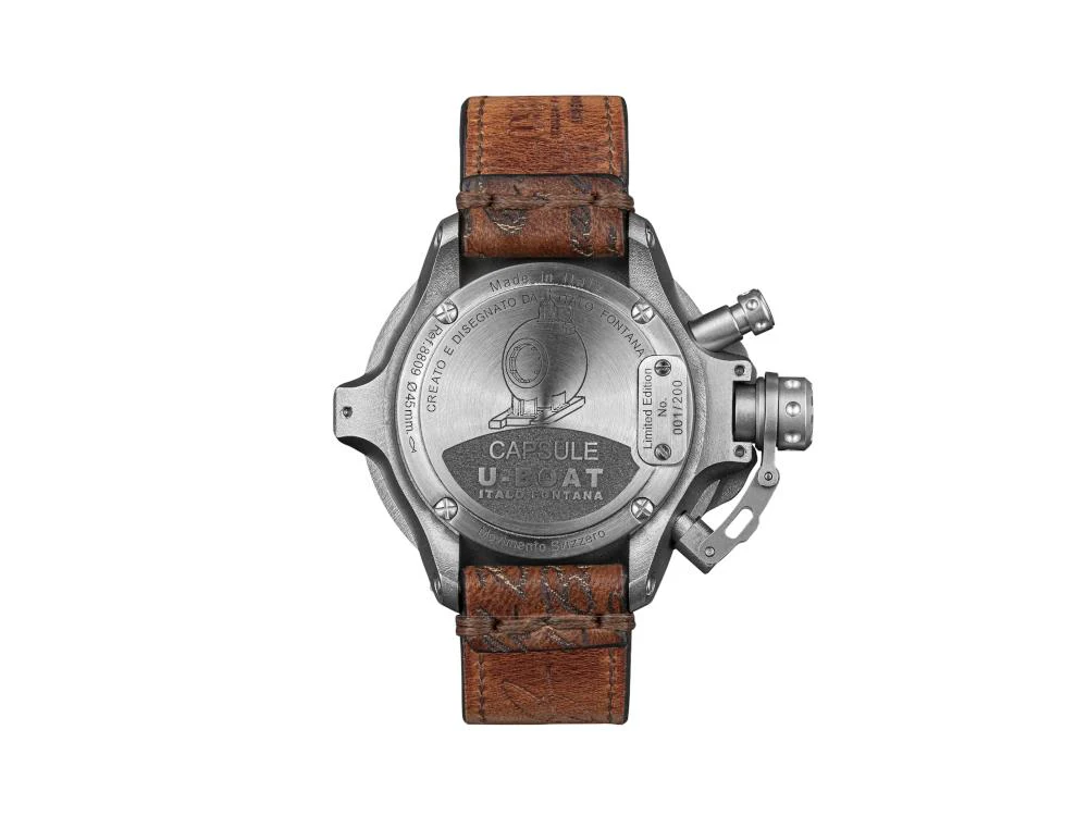 U-Boat Capsule Automatic Watch, 45 mm, Black, Limited Edition, 8809 - Image 3