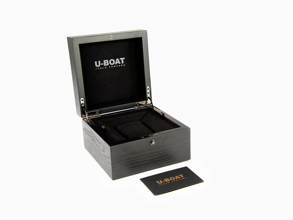 U-Boat Capsule Automatic Watch, PVD, 50 mm, Black, Limited Edition, 8805 - Image 10