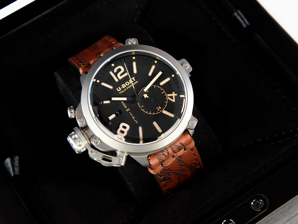 U-Boat Capsule Automatic Watch, PVD, 50 mm, Black, Limited Edition, 8805 - Image 11