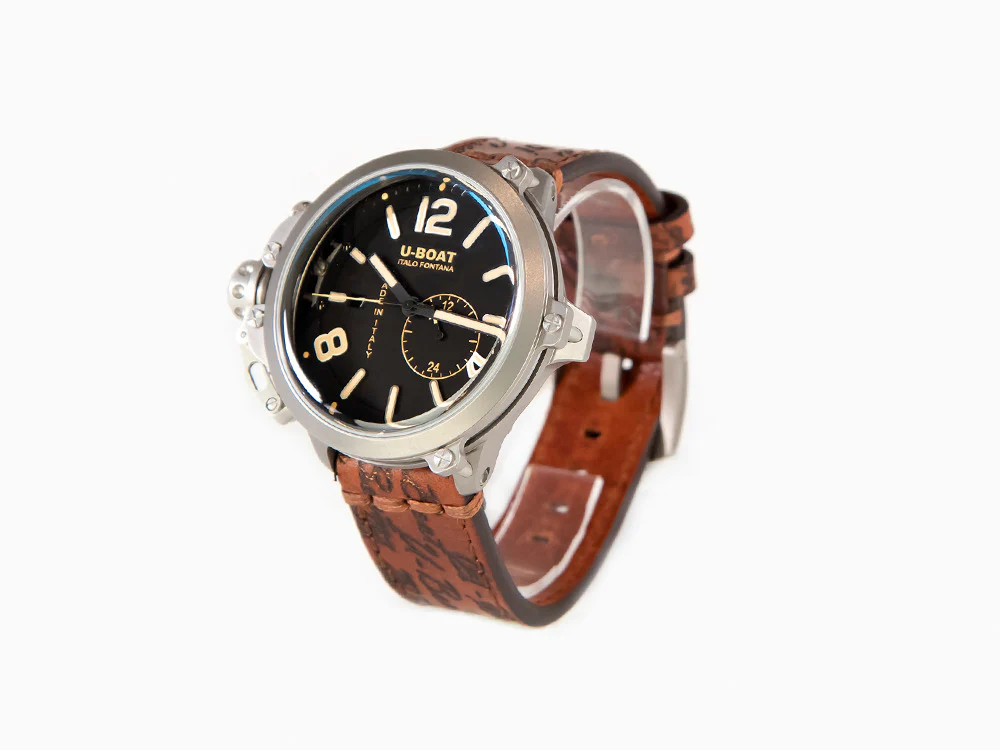 U-Boat Capsule Automatic Watch, PVD, 50 mm, Black, Limited Edition, 8805 - Image 4