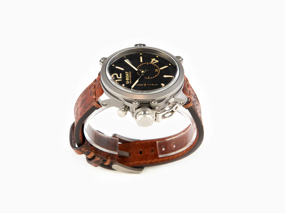 U-Boat Capsule Automatic Watch, PVD, 50 mm, Black, Limited Edition, 8805 - Image 8