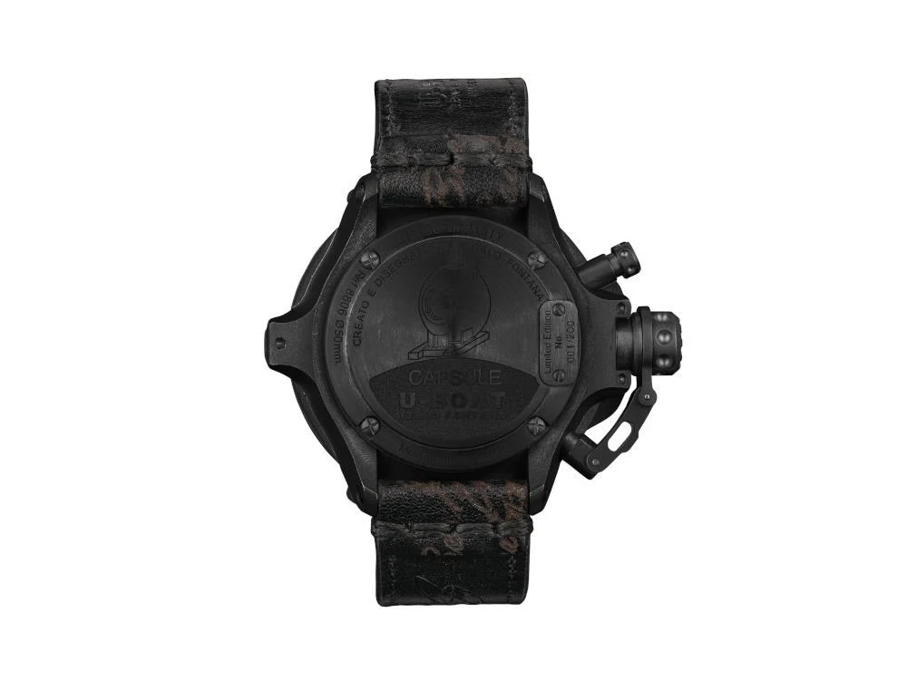 U-Boat Capsule Automatic Watch, PVD, 50 mm, Black, Limited Edition, 8806 - Image 3