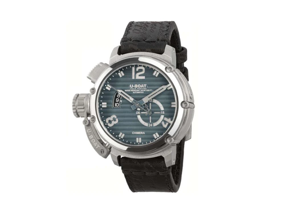 U-Boat Chimera SS Blu Automatic Watch, Blue, 46 mm, Limited Edition, 9602 - Image 2