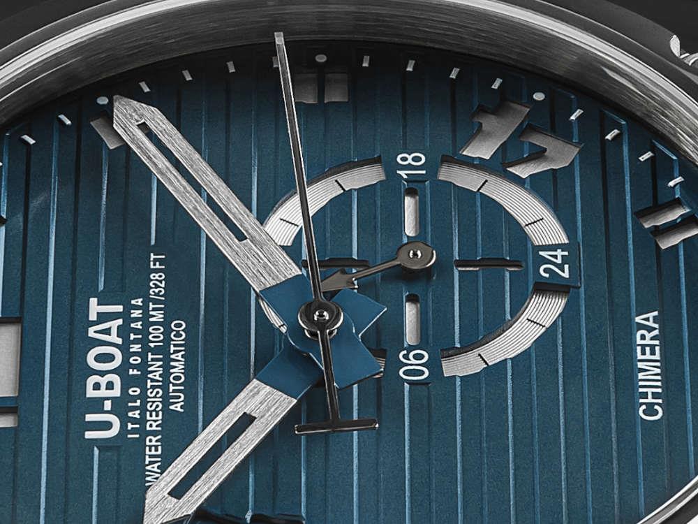 U-Boat Chimera SS Blu Automatic Watch, Blue, 46 mm, Limited Edition, 9602 - Image 5