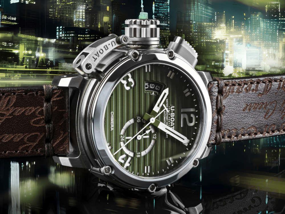 U-Boat Chimera SS Green Automatic Watch, 46 mm, Limited Edition, 9604 - Image 4