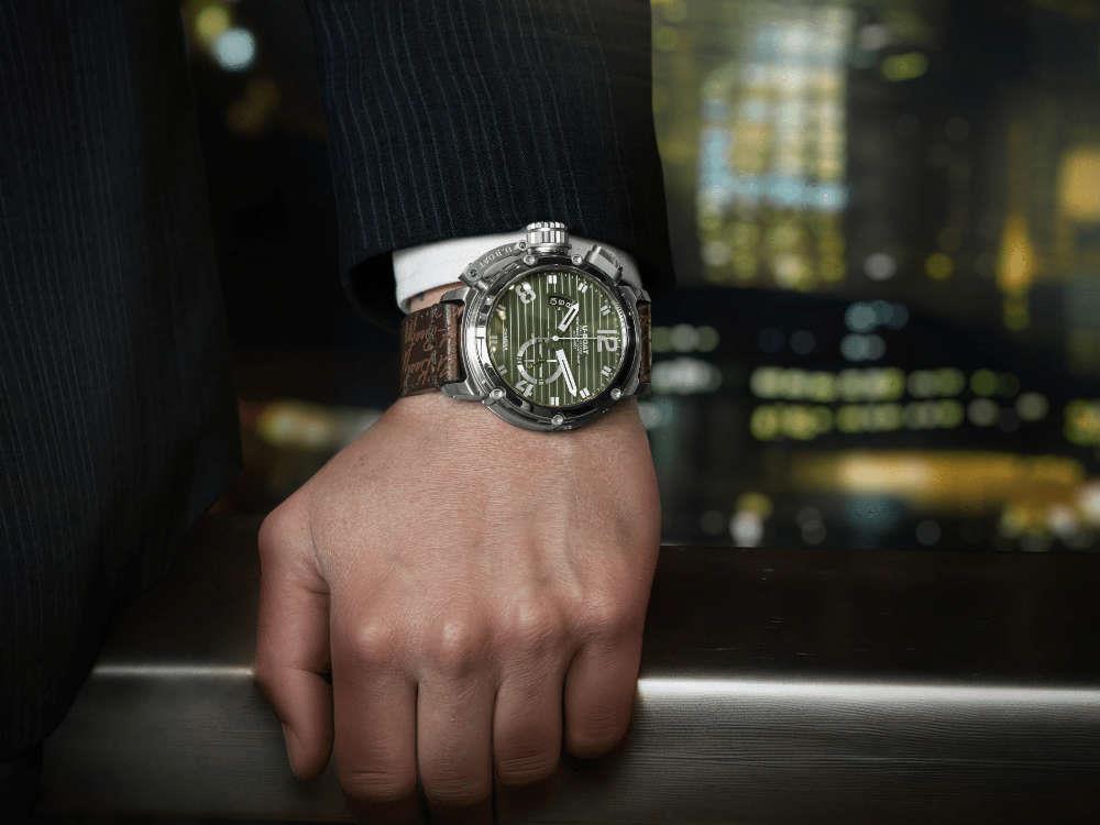 U-Boat Chimera SS Green Automatic Watch, 46 mm, Limited Edition, 9604 - Image 5