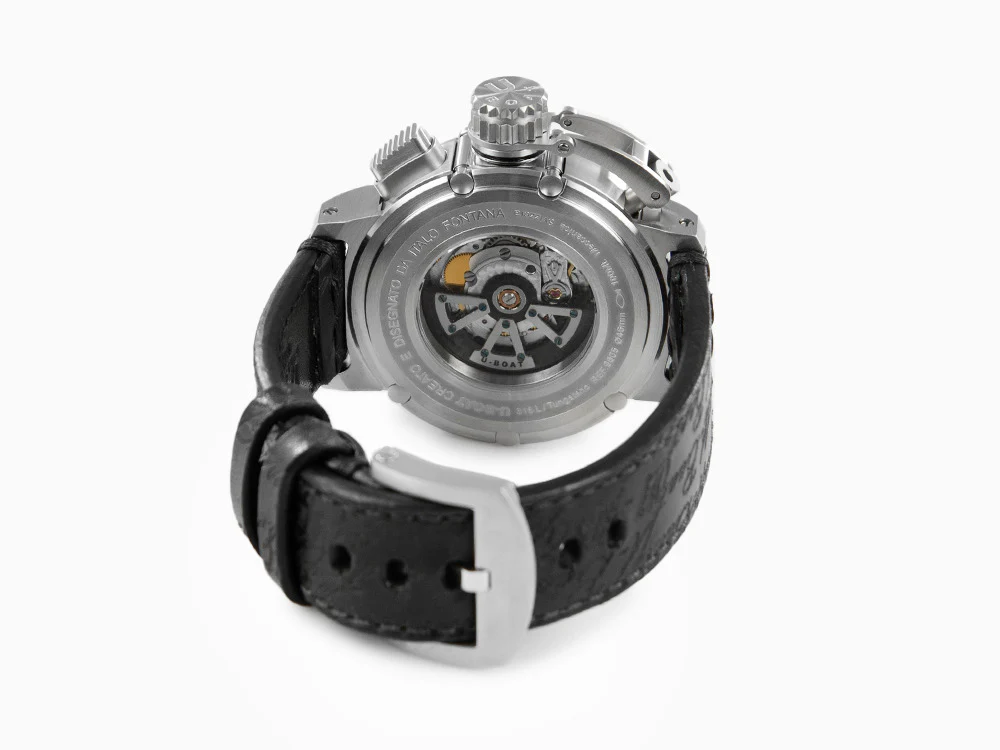 U-Boat Chimera SS Nero Automatic Watch, Black, 46 mm, Limited Edition, 9605 - Image 3