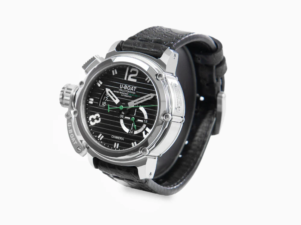 U-Boat Chimera SS Nero Automatic Watch, Black, 46 mm, Limited Edition, 9605 - Image 4