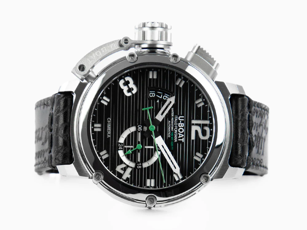 U-Boat Chimera SS Nero Automatic Watch, Black, 46 mm, Limited Edition, 9605 - Image 7