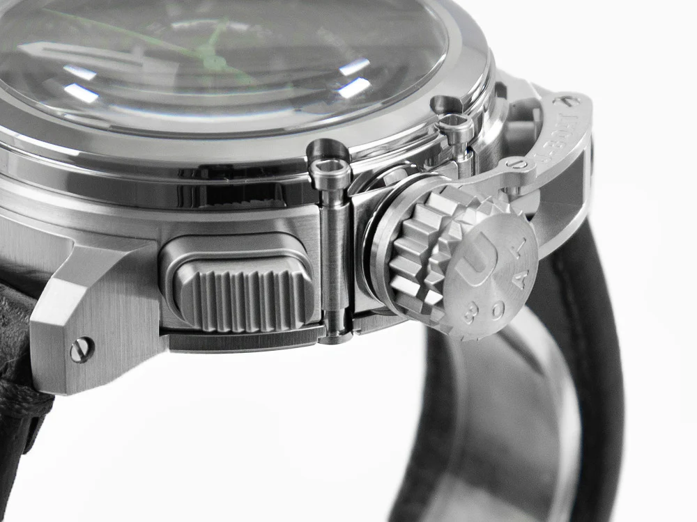 U-Boat Chimera SS Nero Automatic Watch, Black, 46 mm, Limited Edition, 9605 - Image 8