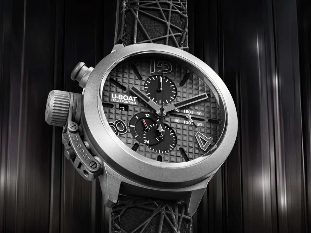 U-Boat Classico Automatic Watch, Titanium, Grey, 45 mm, Limited Edition, 3002 - Image 5