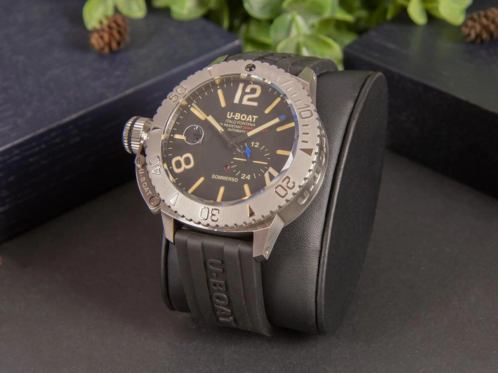 U-Boat Classico Sommerso Automatic Watch, Black, 46 mm, 30 atm, 9007/A - Image 3