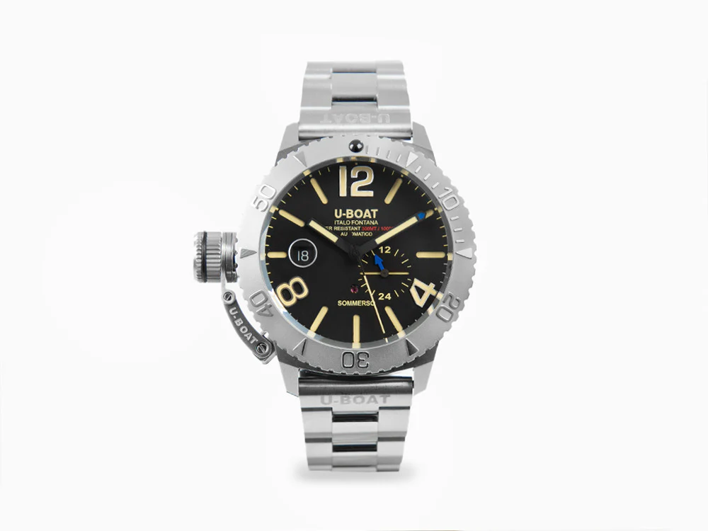 U-Boat Classico Sommerso Automatic Watch, Black, 46 mm, 9007/A/MT - Image 2