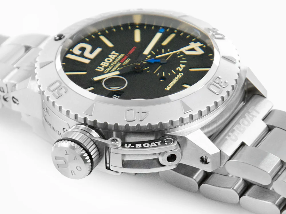 U-Boat Classico Sommerso Automatic Watch, Black, 46 mm, 9007/A/MT - Image 8