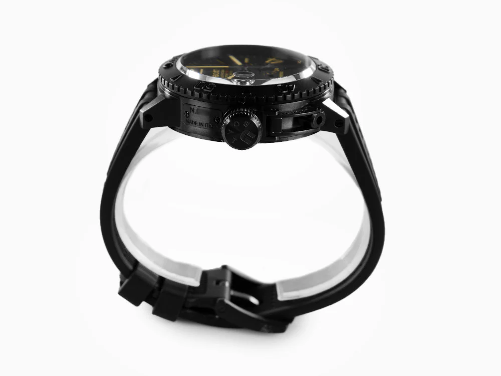 U-Boat Classico Sommerso Automatic Watch, DLC, Black, 46 mm, 30 atm, 9015 - Image 5