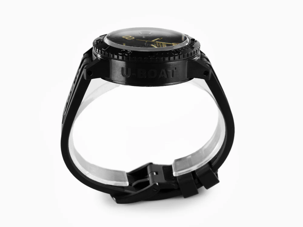 U-Boat Classico Sommerso Automatic Watch, DLC, Black, 46 mm, 30 atm, 9015 - Image 6