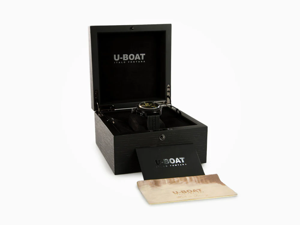 U-Boat Classico Sommerso Automatic Watch, DLC, Black, 46 mm, 30 atm, 9015 - Image 8